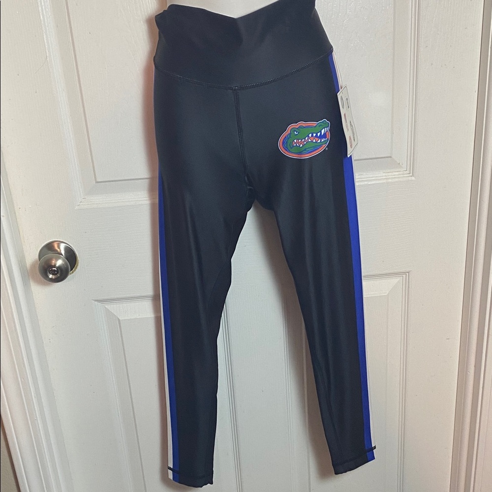 Women's Concepts Sport Black/Orange Florida Gators Java Side Stripe Leggings S
